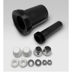 HAAS fali WC bekötőkészlet 90/110 fehér 3287