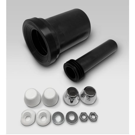 HAAS fali WC bekötőkészlet 90/110 fehér 3287