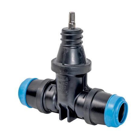 Hawle 2630-1100-30 Házi főelzáró két ISO tokkal D50 PN16 POM