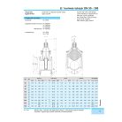 Hawle 4700-2603-10 E1 tolózár karimás hosszú DN200 PN10 GGG