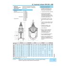 Hawle 4700-4402-30 E2 tolózár karimás hosszú  DN600 PN16 GGG