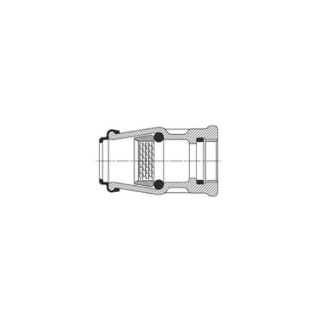 Hawle 6220-0700-30 ISO fitting belső menettel BM  D32-1" PN16 POM