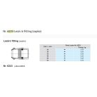 Hawle 6223-0300-30 ISO fitting zárósapka  D20 PN16 POM
