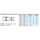 Hawle 6330-0705-30 ISO fitting csőösszekötő redukált D32-D25 PN16 POM