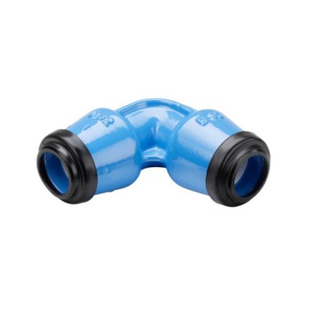 Hawle 6400-0500-30 ISO fitting könyökidom tok-tok D25 90° PN16 GG