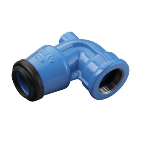 Hawle 6410-0900-30 ISO fitting könyökidom tok-belső menettel D40-5/4" PN16 GG