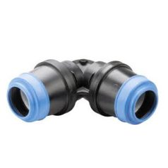   Hawle 6420-0300-30 ISO fitting könyökidom tok-tok D20 90° PN16 POM