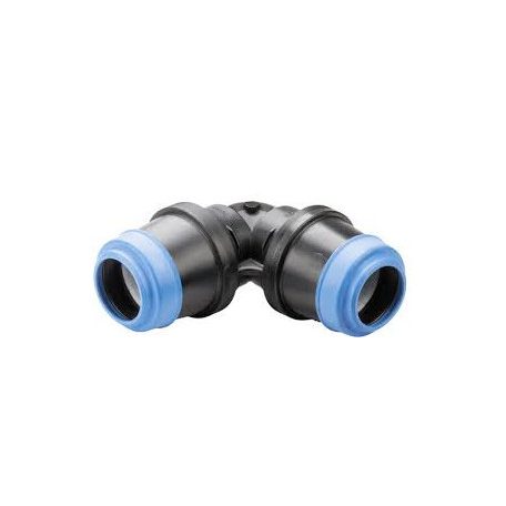 Hawle 6420-0500-30 ISO fitting könyökidom tok-tok D25 90° PN16 POM