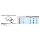 Hawle 6430-0300-30 ISO fitting könyökidom tok-belső menettel D20-1/2" 90° PN16 POM