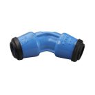 Hawle 6440-1300-30 ISO fitting ívidom tok-tok D63 45° PN16 GG
