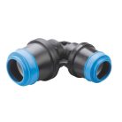Hawle 6490-0705-30 ISO fitting könyökidom tok-tok redukált D32-D25 90° PN16 POM