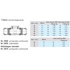 Hawle 6500-0300-30 ISO fitting T idom menetes BM  D20-1/2" PN16 GG
