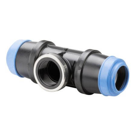 Hawle 6520-0500-30 ISO fitting T idom menetes BM  D25-3/4" PN16 POM