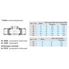 Hawle 6520-0300-30 ISO fitting T idom menetes BM  D20-1/2" PN16 POM