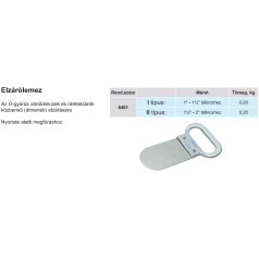 Hawle 8401-0709-00 Zárólemez  1"-5/4"  ST