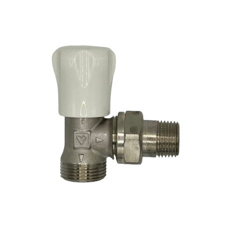 Herz GP radiátorszelep sarok 1/2" 3/4" KM 1554801