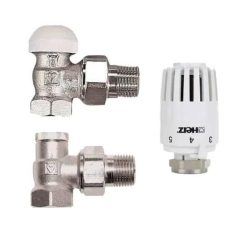   Herz radiátorszelep szett csomag 1/2" sarok BM (1772491+1372441+1726016)
