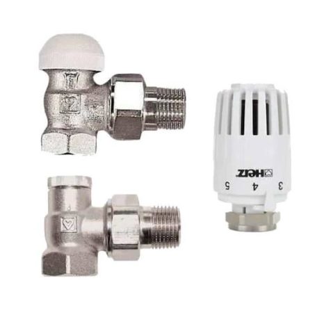 Herz radiátorszelep szett csomag 1/2" sarok BM (1772491+1372441+1726016)