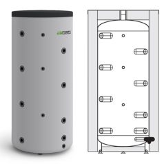 Heizer puffertartály PUS 100 álló