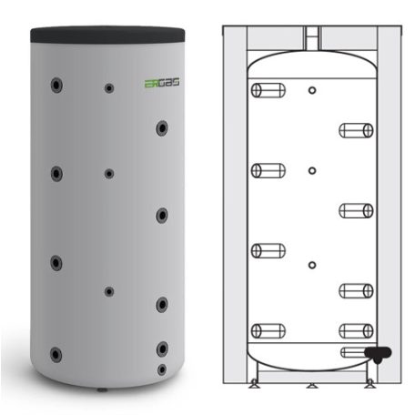 Heizer puffertartály PUS 100 álló