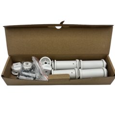   Törölközőszárítós radiátorhoz tartókonzol egységcsomag fehér