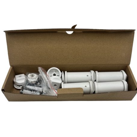 Törölközőszárítós radiátorhoz tartókonzol egységcsomag fehér