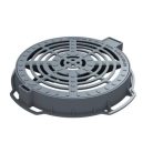 Csatorna fedlap ÖV. kör alakú aknafedlap EURO D (D-400)  víznyelőrácsos 600mm-es 89468616