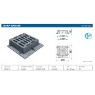 Víznyelőrács DUNA 300x300mm (D-400) 994277