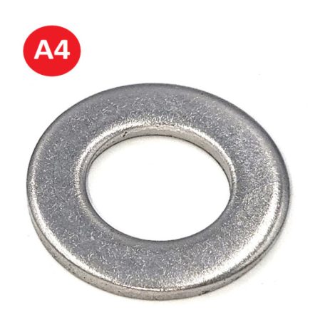 Alátét lapos rozsdamentes A4 M16 DIN125