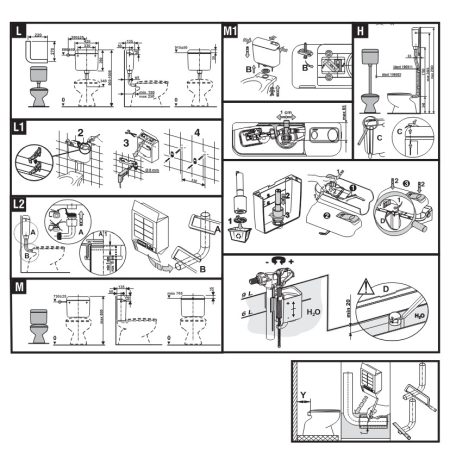 Liv Laguna wc tartály MB monoblokkos