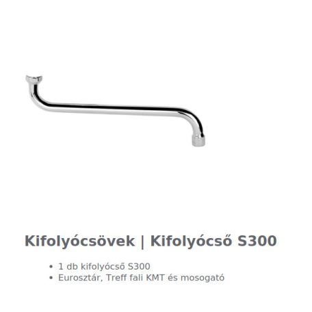 Mofém kifolyócső S300 273-0009-06