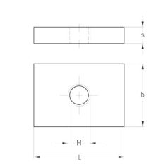   MÜPRO MPC-eltolható anya M10 38/24-40/120 profilokhoz 32,8x23x6mm 117968