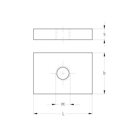 MÜPRO MPC-eltolható anya M10 38/24-40/120 profilokhoz 32,8x23x6mm 117968