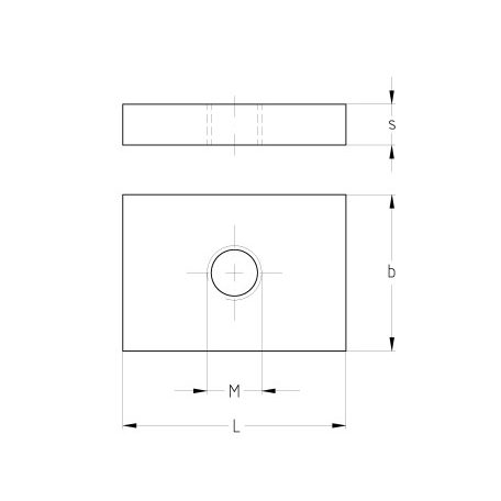 MÜPRO MPC-eltolható anya M 8 38/24-40/120 profilokhoz 32,8x23x6mm 118040