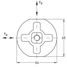 MÜPRO PHONOLYT® gomb M10 120442
