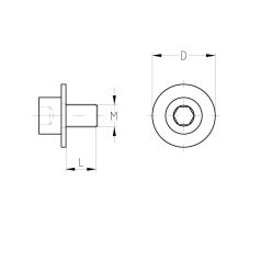 MÜPRO Imbuszcsavar alátéttel M10 x 16mm 121079