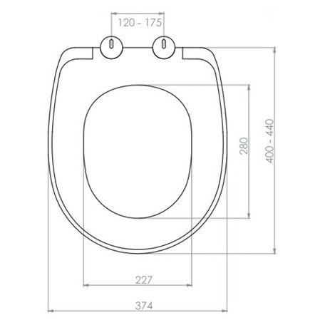 WC ülőke lecsapódásgátlós műanyag zsanérral NKP Royal fehér
