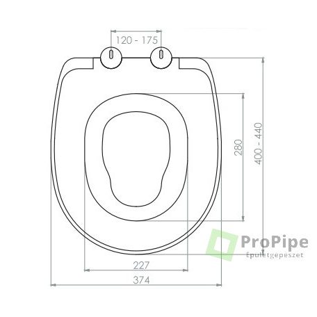 WC ülőke lecsapódásgátlós műanyag zsanérral NKP Universal gyerek ülőke betéttel fehér
