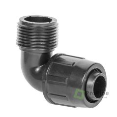 Műanyag fix kúpos könyök 16-1/2" KM QJ