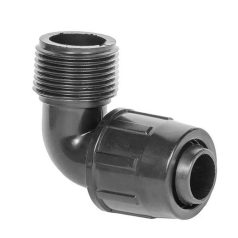 Műanyag fix kúpos könyök 16-1/2" KM QJ