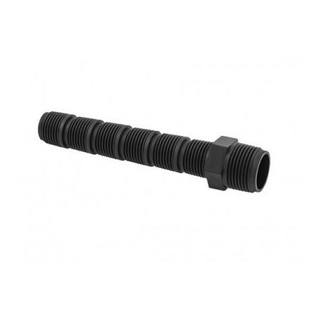 Műanyag közcsavar hosszított/vágható 3/4"-1/2"