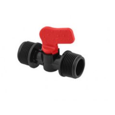 Műanyag hengeres mini csap 3/4"-3/4" KK