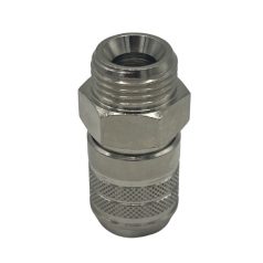  Pneumatikai gyorscsatlakozó hüvely 1/2" KM DN 7,5 nikkelezett réz