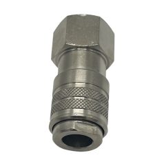   Pneumatikai gyorscsatlakozó hüvely 1/2" BM DN 7,5 nikkelezett réz