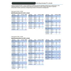   Mezőgazdasági lágy cső LPE 20x1.2mm 3.2b 100fm/tekercs 01030073