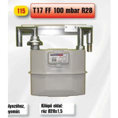 Peró Gáz T17 FF 100 mbar R28  Fali mérőállomás 115