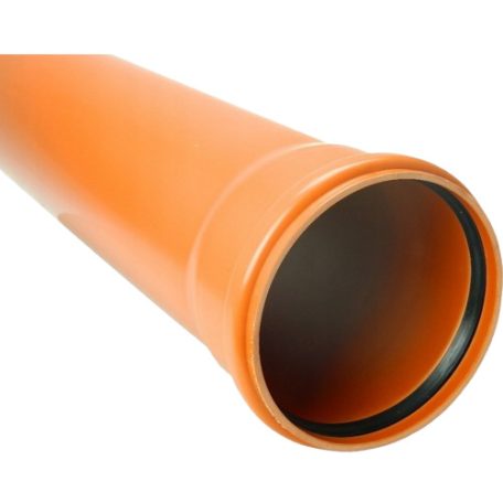 Pvc csatornacső tokos 160/1fm KGEM 42db/kaloda