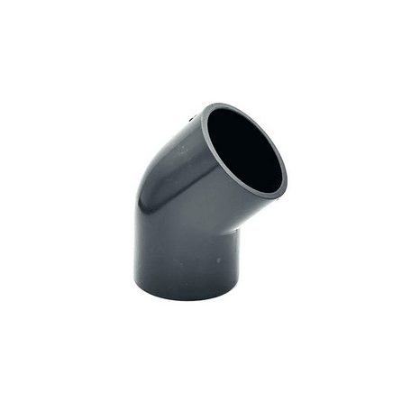 PVC-U nyomó könyök 50/45°