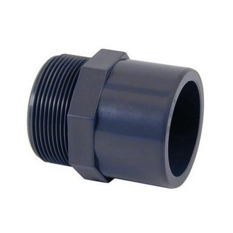 PVC-U nyomó csatlakozó  (63)50-6/4" KM