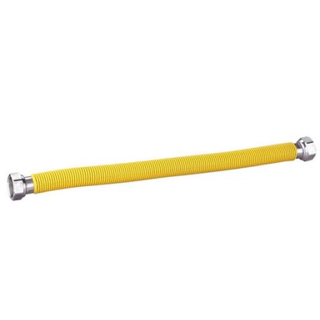 Flexibilis nyújtható gáz bekötőcső 1/2" BB    75-150cm RG412FF-75B